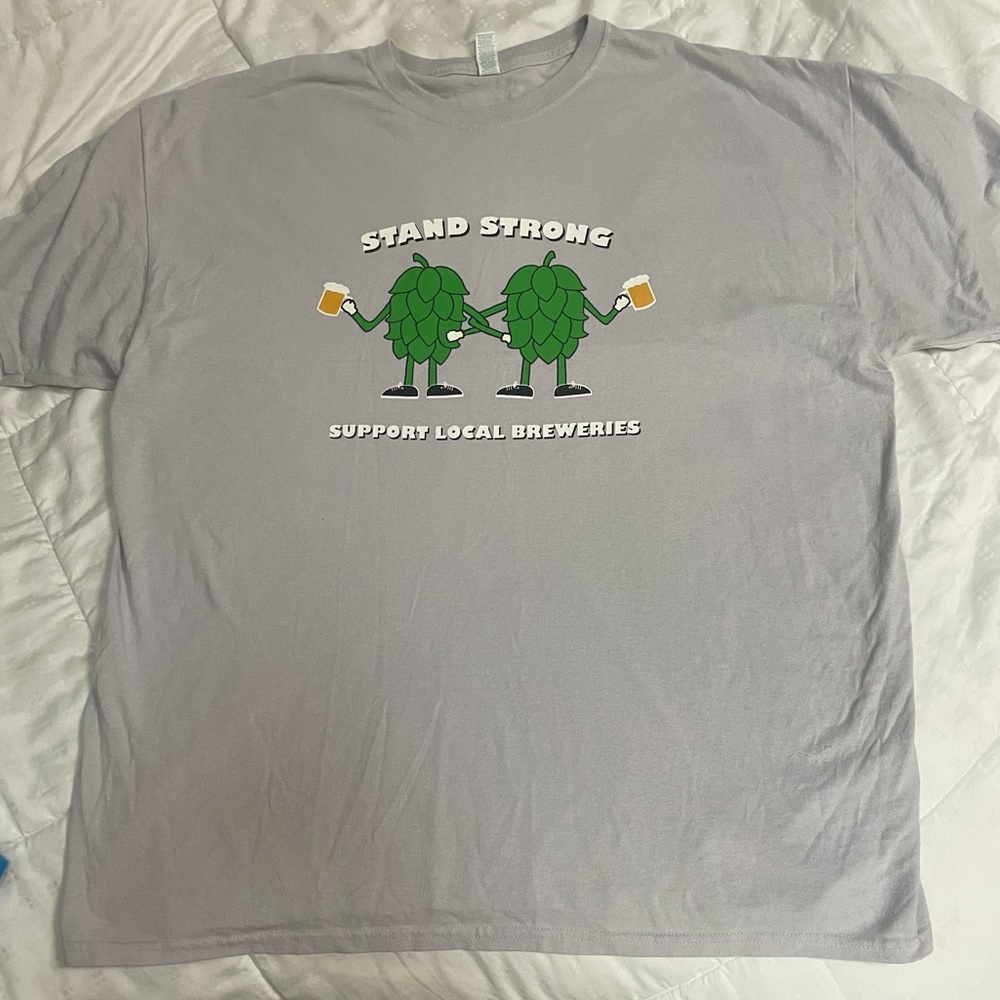 Brew box promotional t shirt.